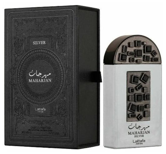 Lattafa Pride Maharjan Silver Eau Radiant Citrus Iris Musk Symphony Unisex Fragrance