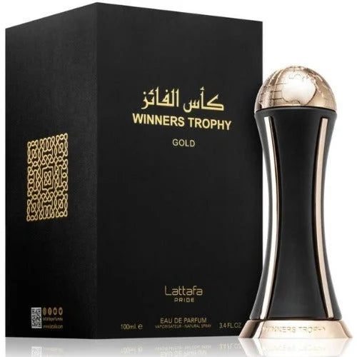Lattafa Pride Winners Trophy Unisex Fragrance with Peeking Rose Nuance