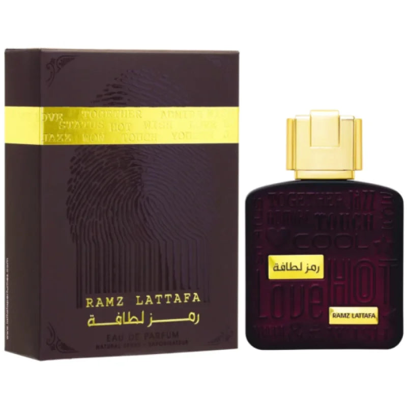 Lattafa Ramz Gold Eau Irresistible Sweet Spicy Oriental Fragrance Unisex