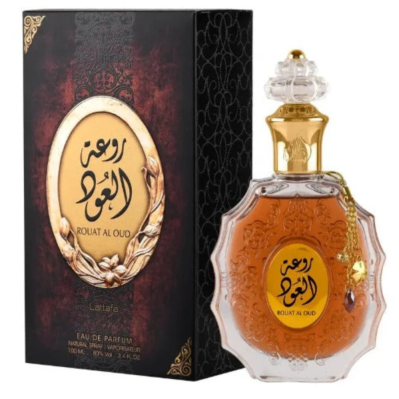 Lattafa Rouat Al Oud Raspberry Saffron Rose Eau Unisex Fragrance