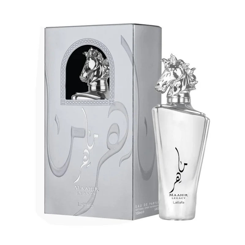 Energizing Lattafa Maahir Legacy Eau with Citrus Fruity Notes Unisex Fragrance