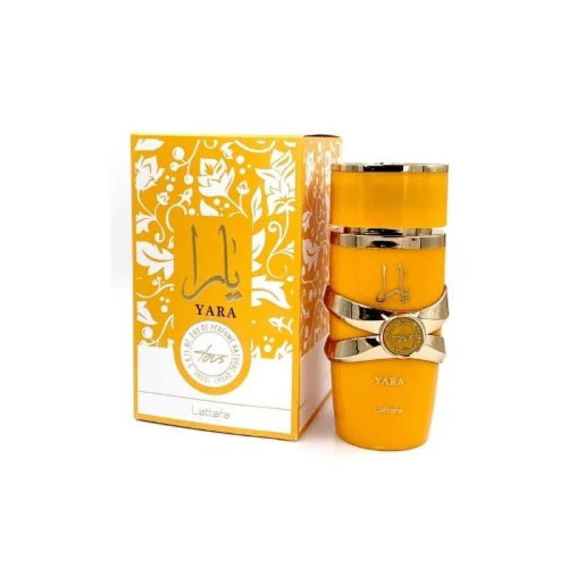 Tropical Fruits Amber Embrace in Lattafa Yara Tous Eau Women’s Perfume