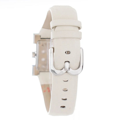 Laura Biagiotti Beige Leather Dress Watch