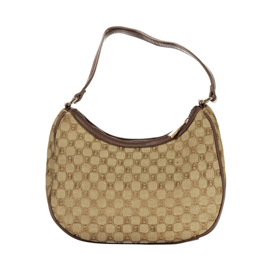 Laura Biagiotti Beige Polyester Women Handbag