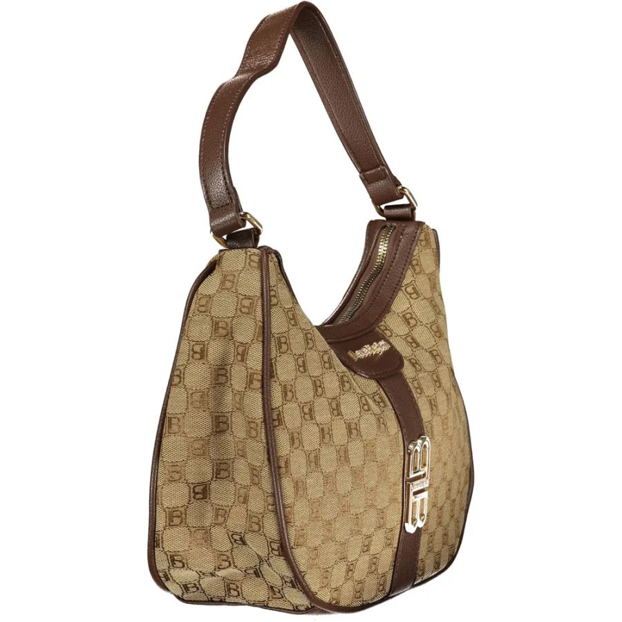 Laura Biagiotti Beige Polyester Women Handbag