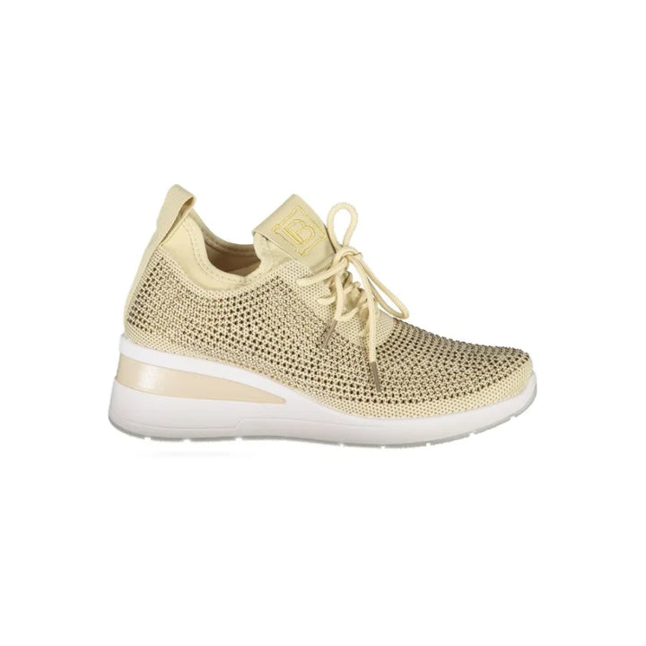 Laura Biagiotti Beige Polyester Women Sneaker