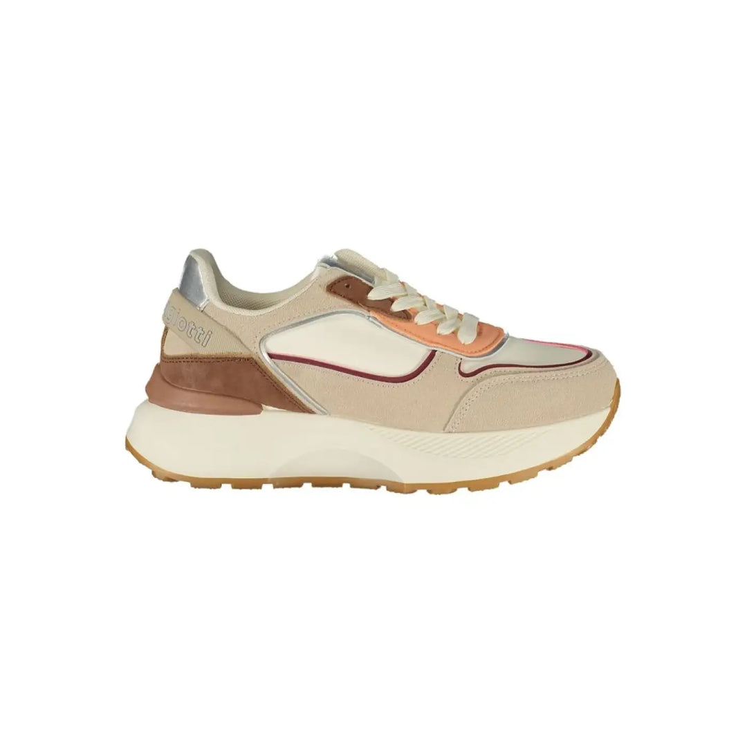 Laura Biagiotti Beige Polyurethane Women’s Sneaker