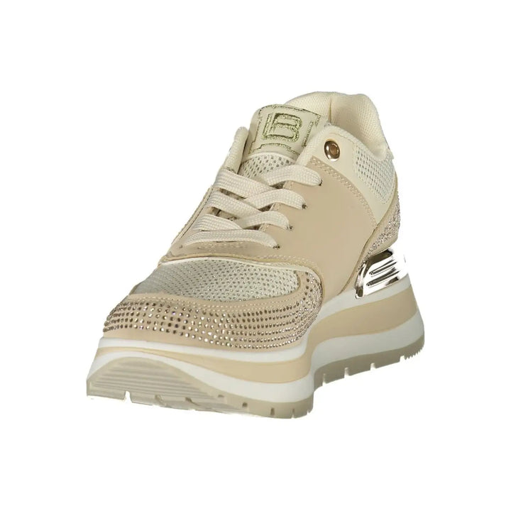 Laura Biagiotti Beige Polyurethane Women’s Sneaker