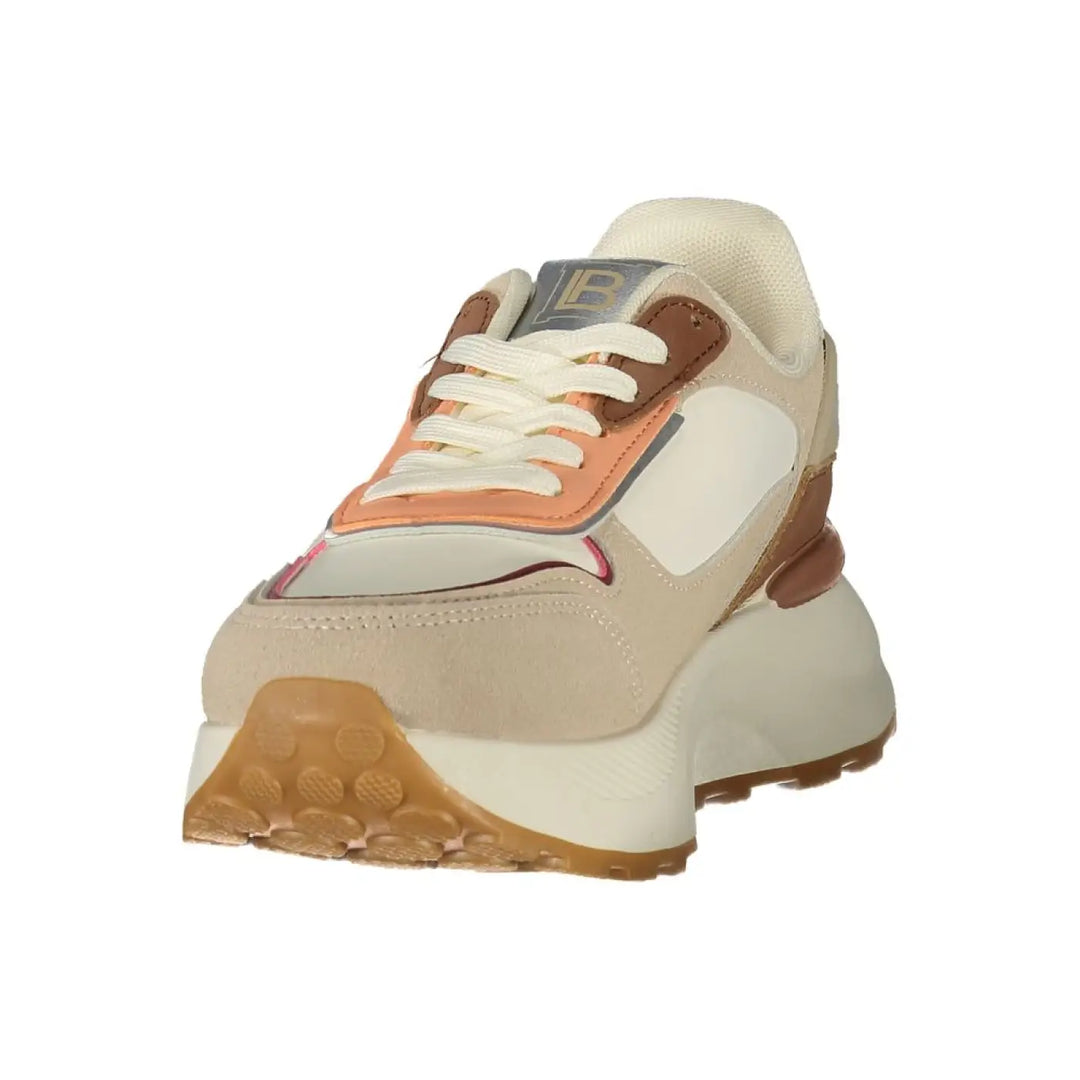 Laura Biagiotti Beige Polyurethane Women’s Sneaker