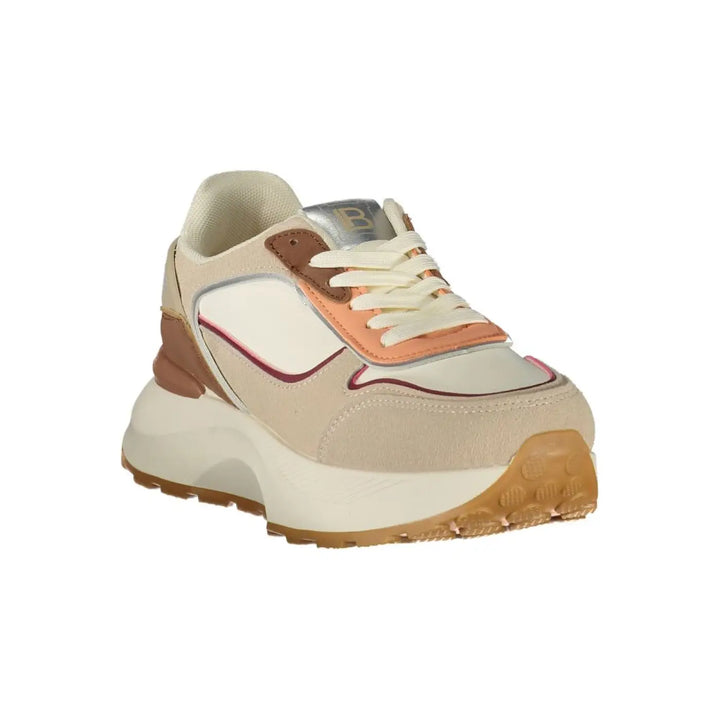 Laura Biagiotti Beige Polyurethane Women’s Sneaker