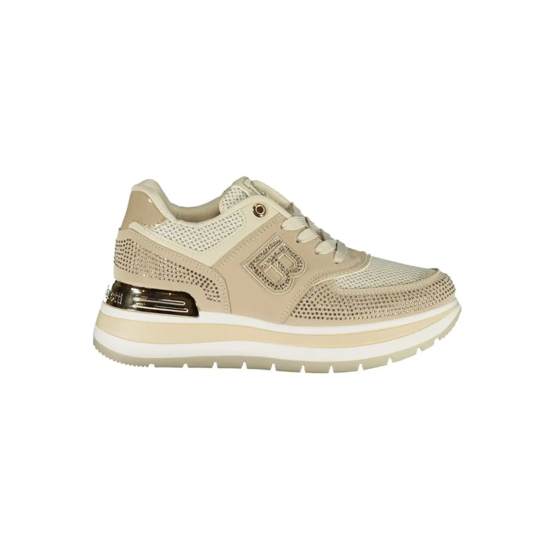 Laura Biagiotti Beige Polyurethane Women’s Sneaker