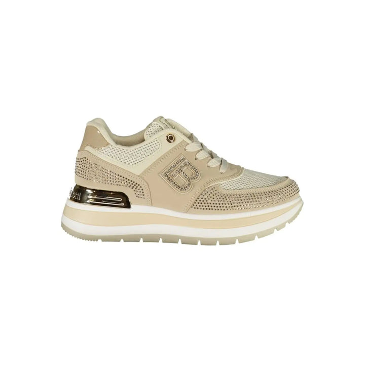 Laura Biagiotti Beige Polyurethane Women’s Sneaker