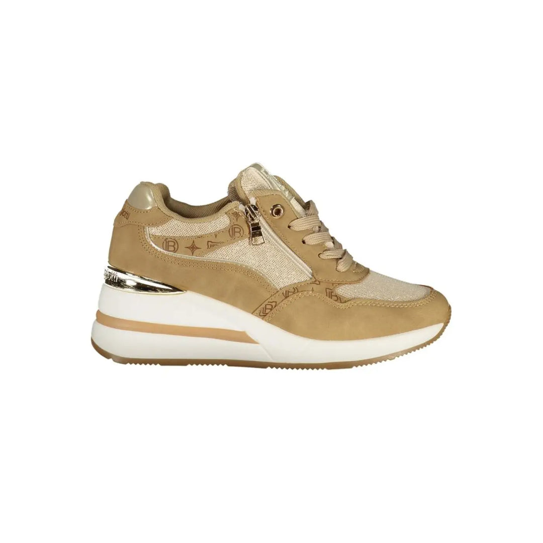 Laura Biagiotti Beige Polyurethane Women’s Sneaker
