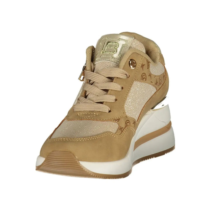 Laura Biagiotti Beige Polyurethane Women’s Sneaker