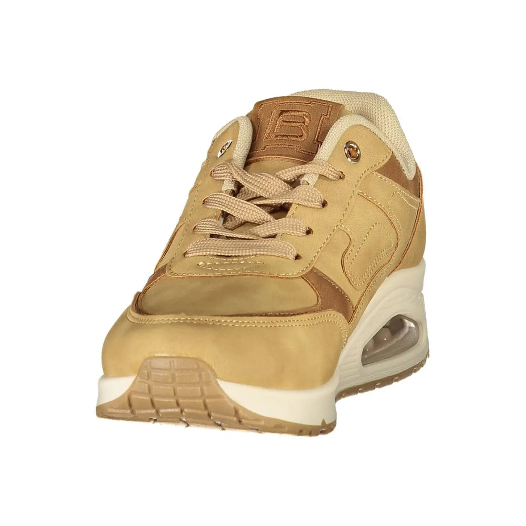 Laura Biagiotti Beige Polyurethane Women’s Sneaker