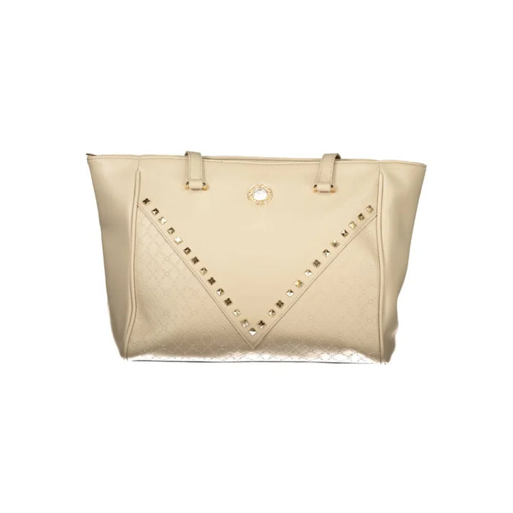 Laura Biagiotti Beige PVC Women Handbag