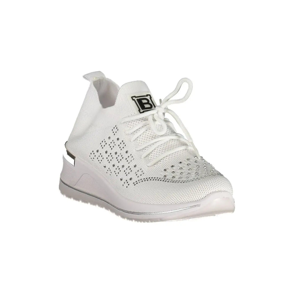 Laura Biagiotti Bianco Polyester Women Sneaker