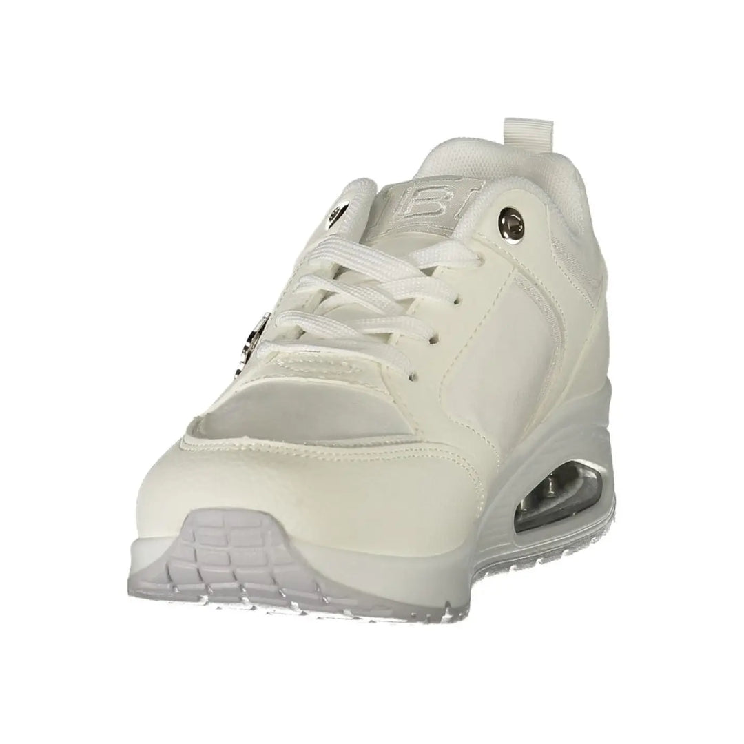 Laura Biagiotti Bianco Polyurethane Women’s Sneaker