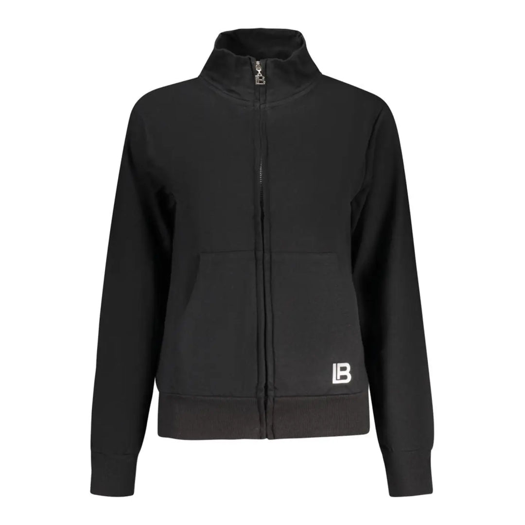 Laura Biagiotti Black Cotton Women Sweatshirt