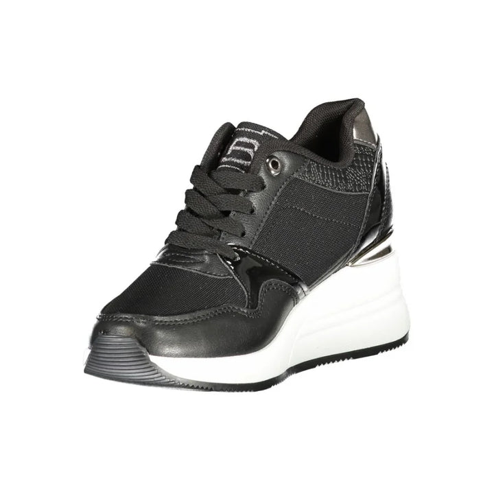 Laura Biagiotti Black Polyester Sneaker