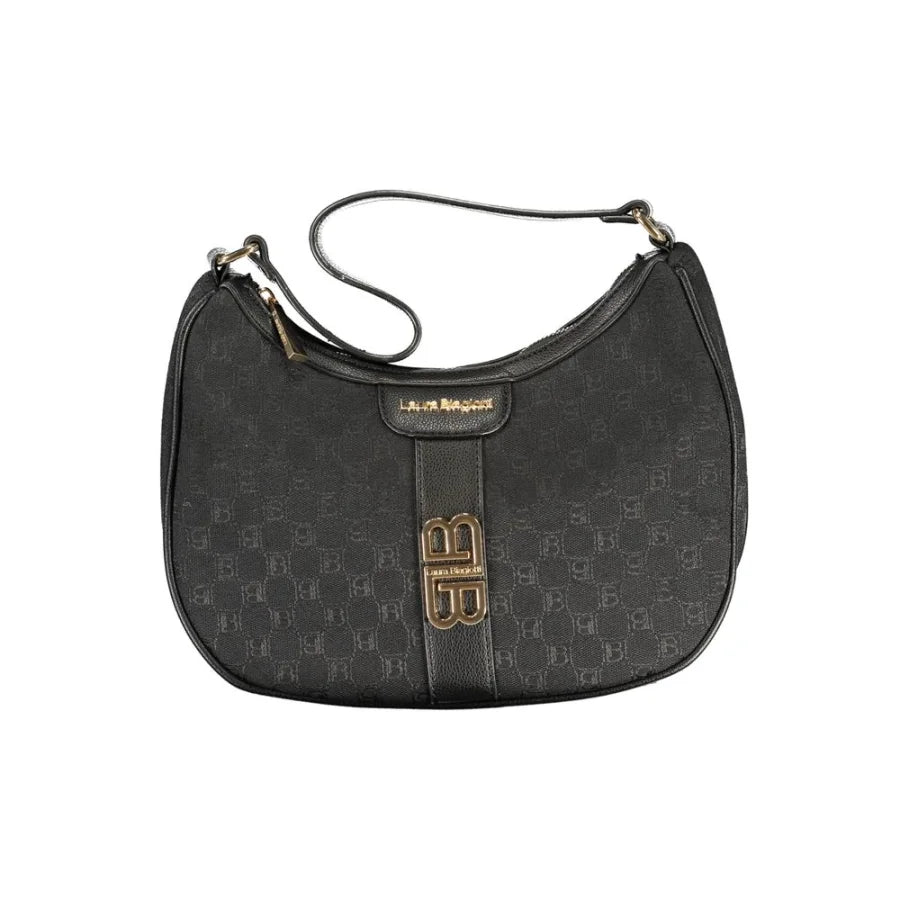 Laura Biagiotti Black Polyester Women Handbag