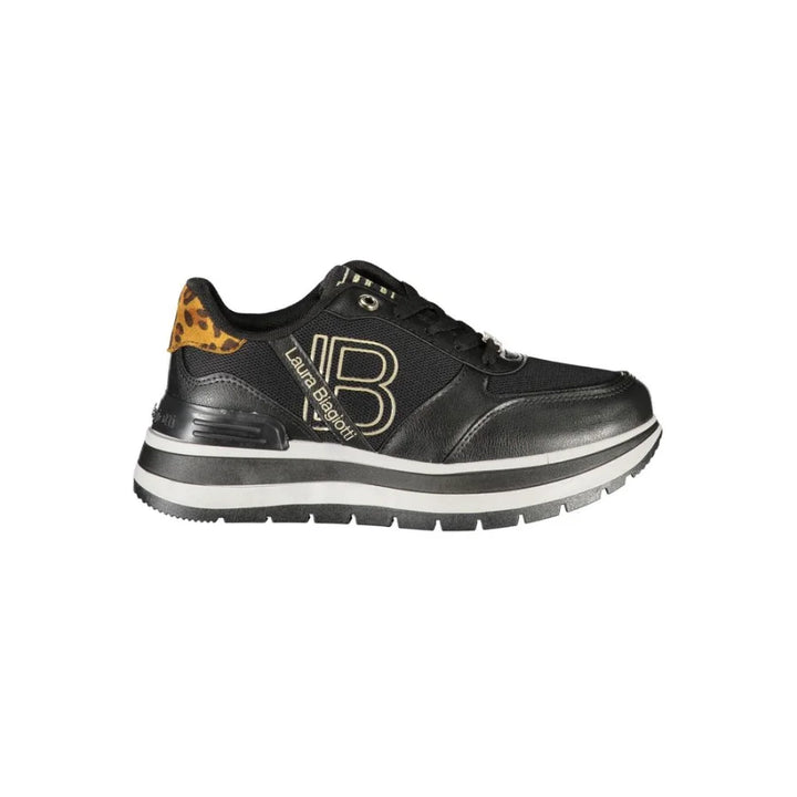 Laura Biagiotti Black Polyester Women Sneaker