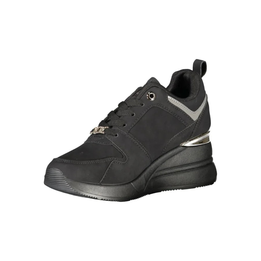 Laura Biagiotti Black Polyester Women Sneaker