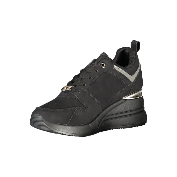 Laura Biagiotti Black Polyester Women Sneaker