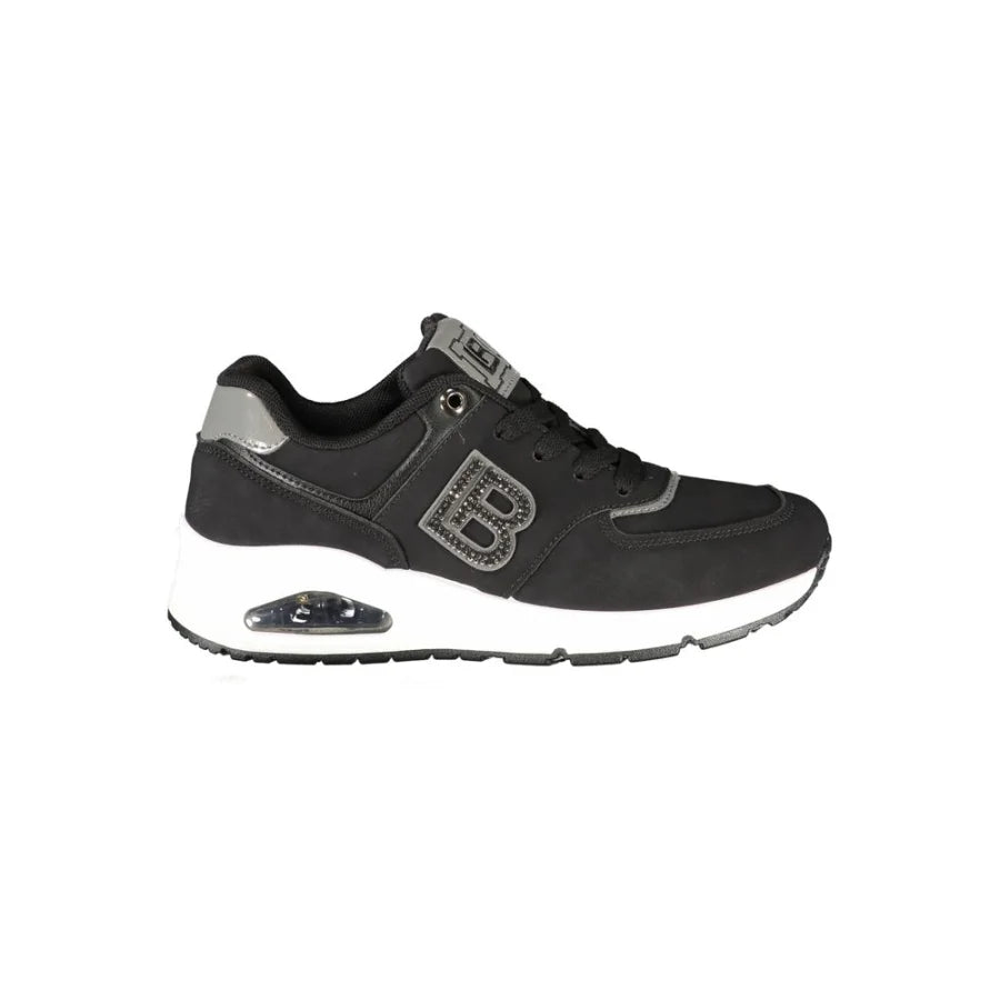 Laura Biagiotti Black Polyurethane Women Sneaker