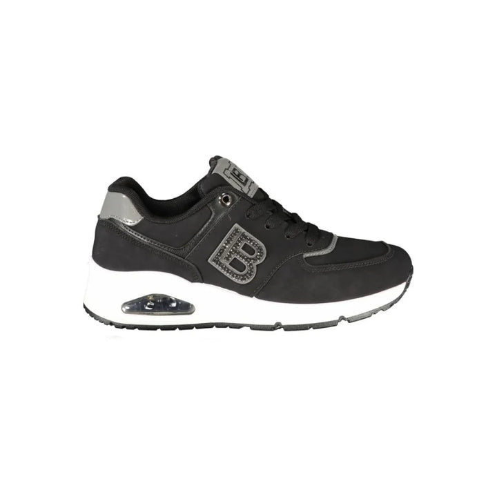 Laura Biagiotti Black Polyurethane Women Sneaker