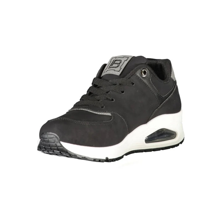 Laura Biagiotti Black Polyurethane Women Sneaker