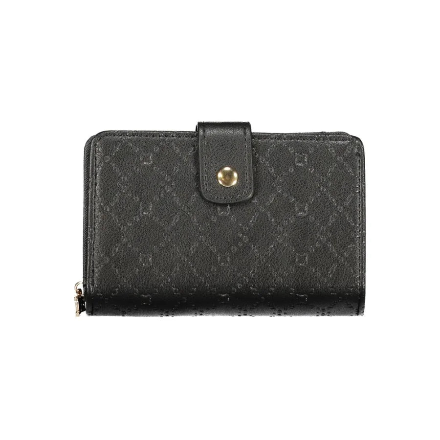 Laura Biagiotti Black Polyurethane Women Wallet