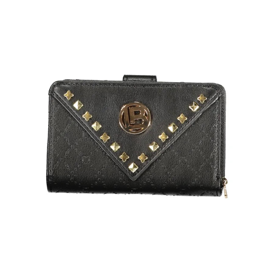 Laura Biagiotti Black Polyurethane Women Wallet