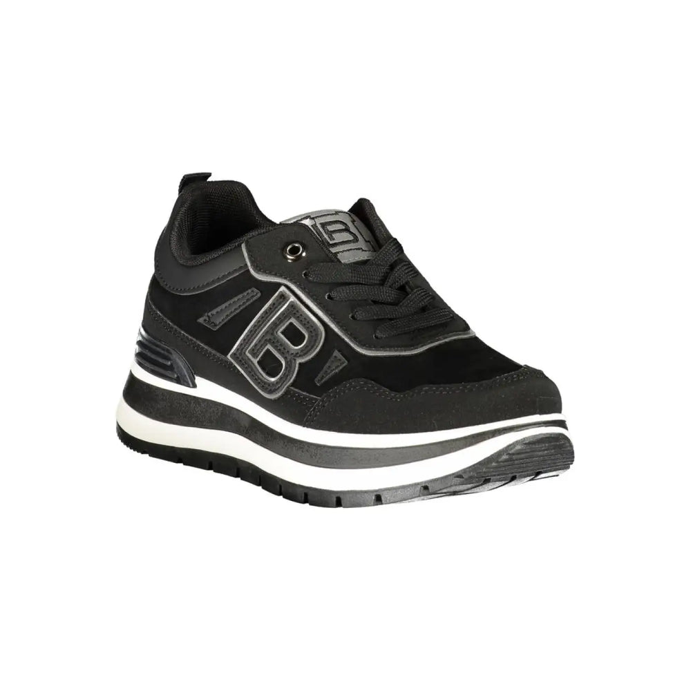 Laura Biagiotti Black Polyurethane Women’s Sneaker