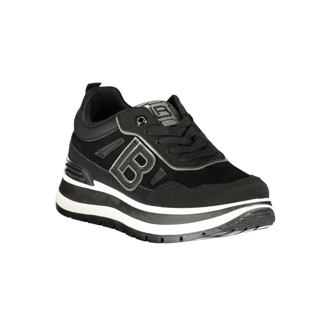 Laura Biagiotti Black Polyurethane Women’s Sneaker