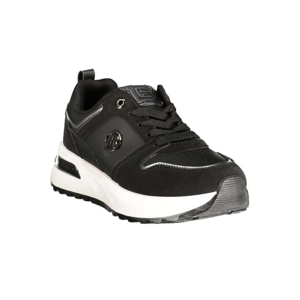 Laura Biagiotti Black Polyurethane Women’s Sneaker