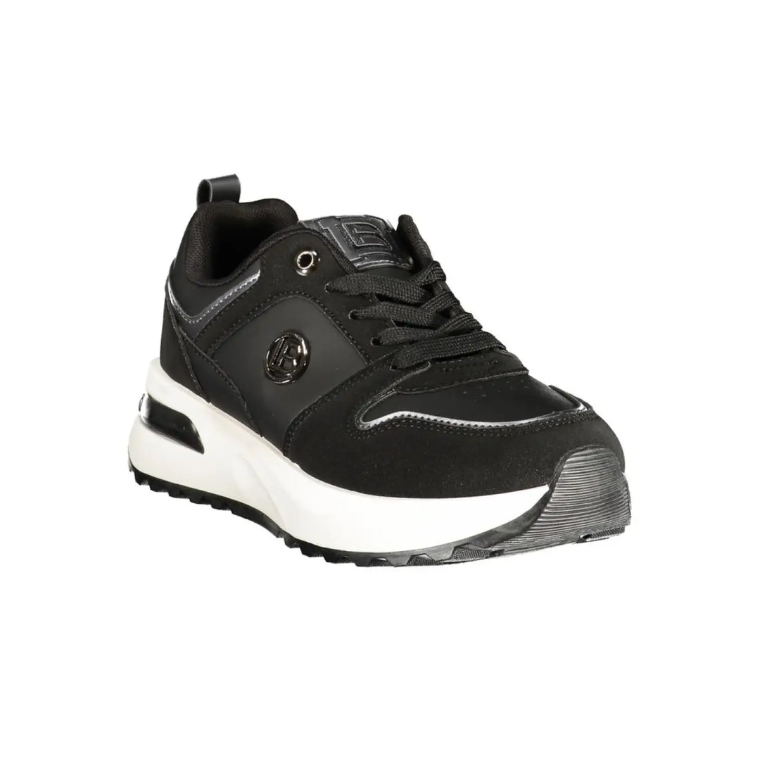 Laura Biagiotti Black Polyurethane Women’s Sneaker