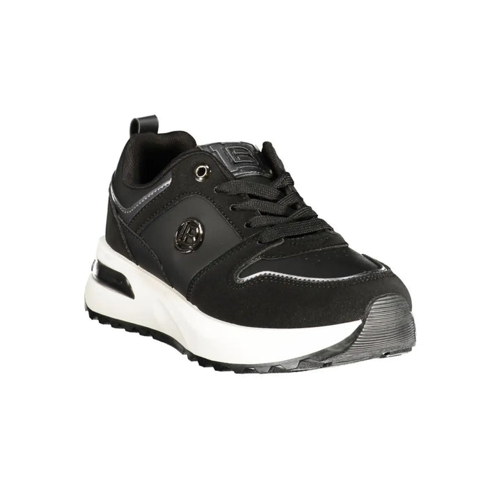 Laura Biagiotti Black Polyurethane Women’s Sneaker