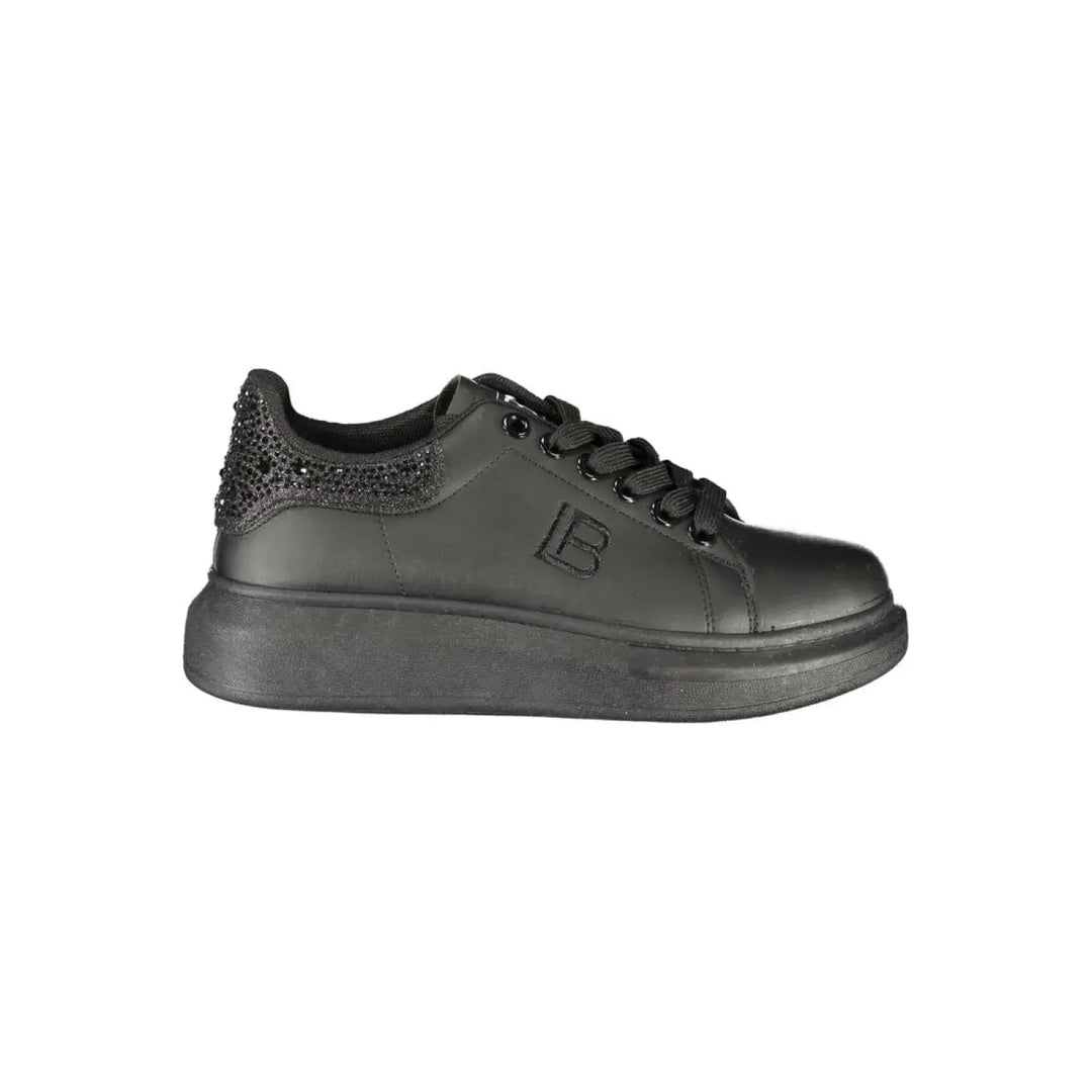 Laura Biagiotti Black Polyurethane Women’s Sneaker