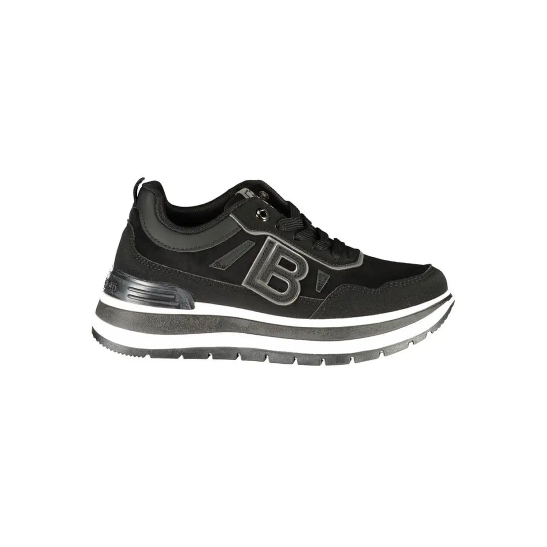 Laura Biagiotti Black Polyurethane Women’s Sneaker