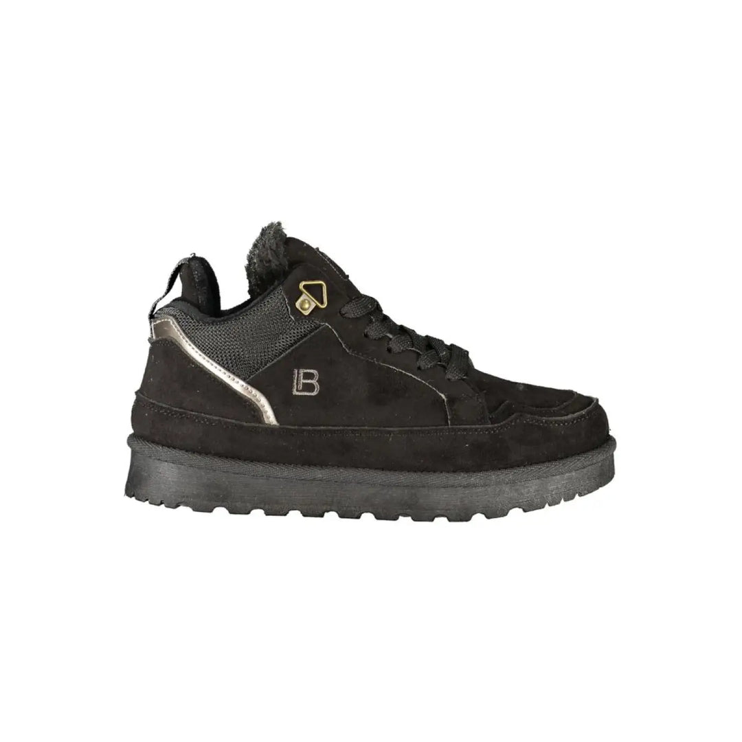 Laura Biagiotti Black Polyurethane Women’s Sneaker