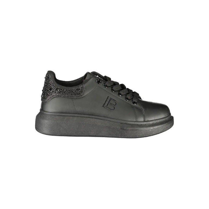 Laura Biagiotti Black Polyurethane Women’s Sneaker