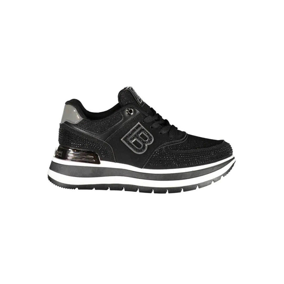 Laura Biagiotti Black Polyurethane Women’s Sneaker