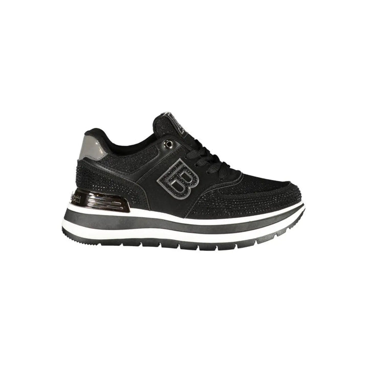 Laura Biagiotti Black Polyurethane Women’s Sneaker