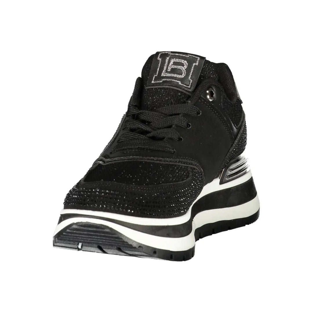 Laura Biagiotti Black Polyurethane Women’s Sneaker