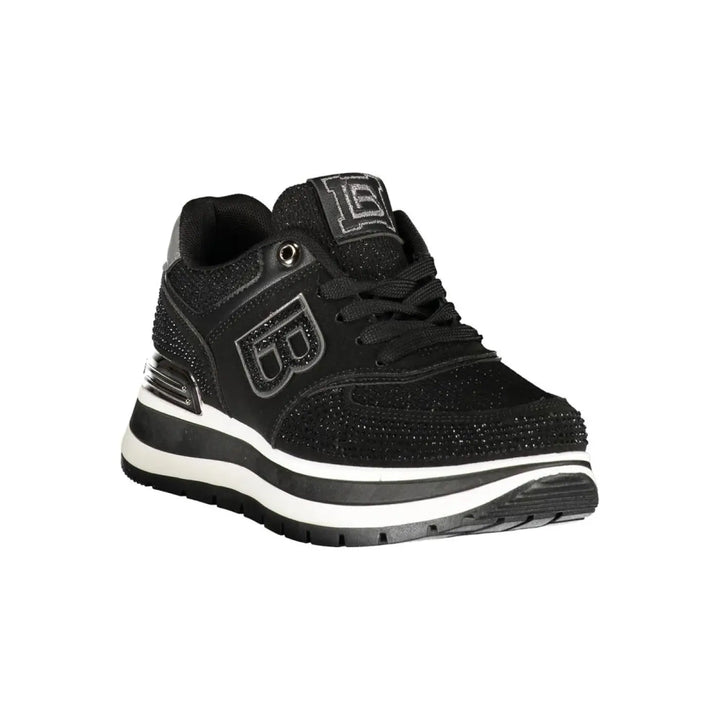 Laura Biagiotti Black Polyurethane Women’s Sneaker
