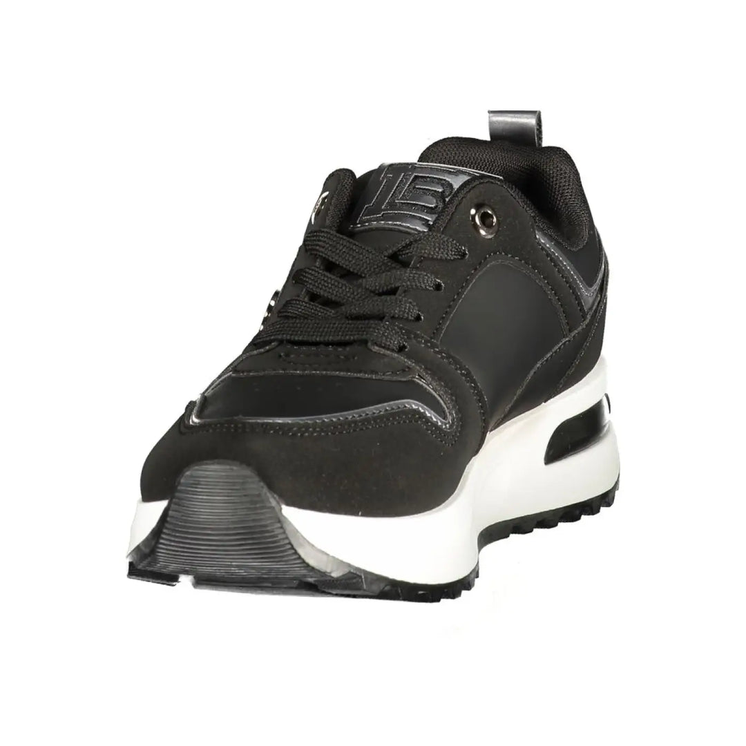 Laura Biagiotti Black Polyurethane Women’s Sneaker