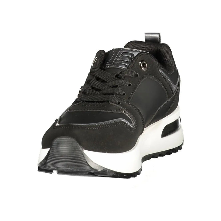 Laura Biagiotti Black Polyurethane Women’s Sneaker