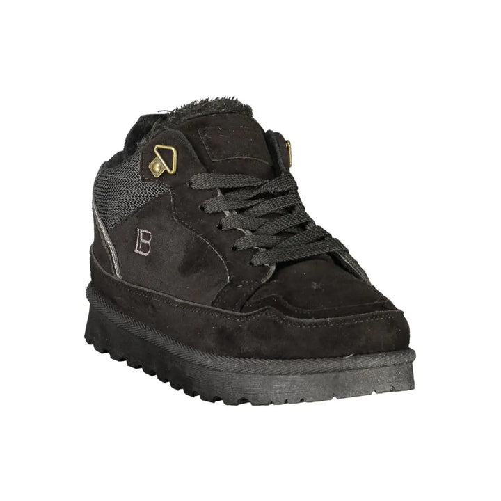 Laura Biagiotti Black Polyurethane Women’s Sneaker