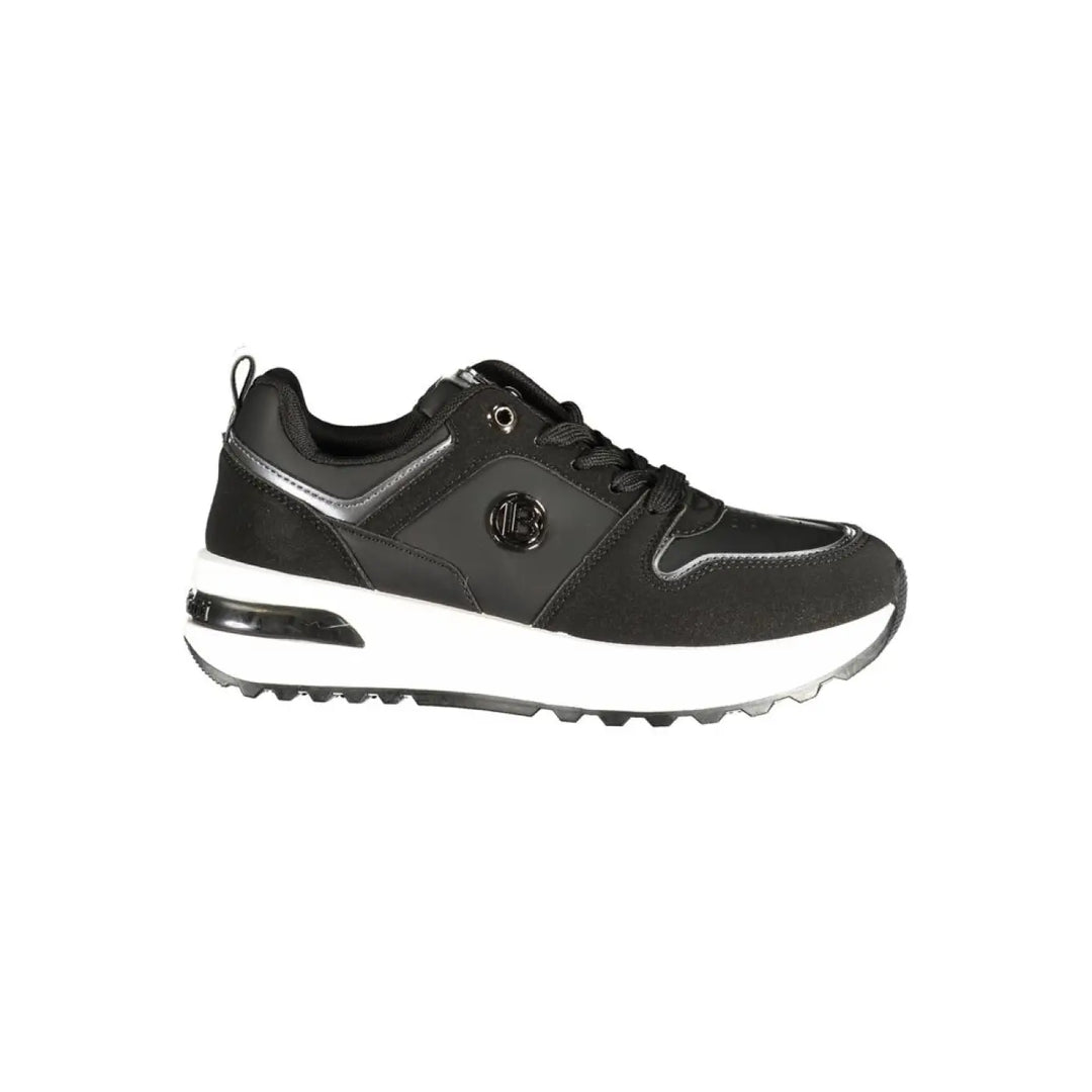 Laura Biagiotti Black Polyurethane Women’s Sneaker
